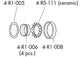 Fulcrum Part R0-150 Hub Rebuild Kit