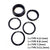 Rotor Spacer BB 3D+ 0.5mm washer Type E plastic x