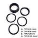 Rotor Spacer BB 3D+ 0.5mm washer Type E plastic x