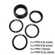 Rotor Spacer BB 3D+ 0.5mm washer Type E plastic x