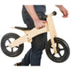 Wooden Balance Bike Black