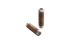 Plump Leather Handlebar Grips Brown