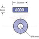 6000 Open Bore Adapter
