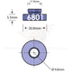 6801 Open Bore Adapter