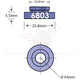 6803 Open Bore Adaptor