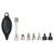 Pro Mineral Oil Bleed Kit Replacement Fittings