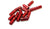 5mm Brake Housing - Open End Caps - Alloy (Red)