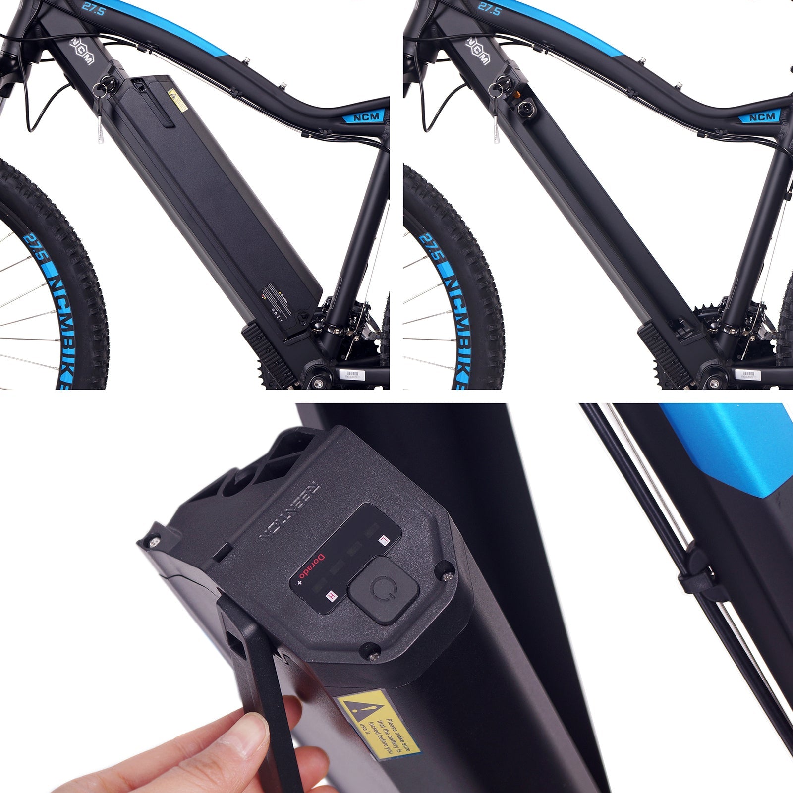 NCM Moscow M3 Electric Mountain Bike, E-Bike, 300W, E-MTB, 48V 12Ah, 5 – Papanui Cycles